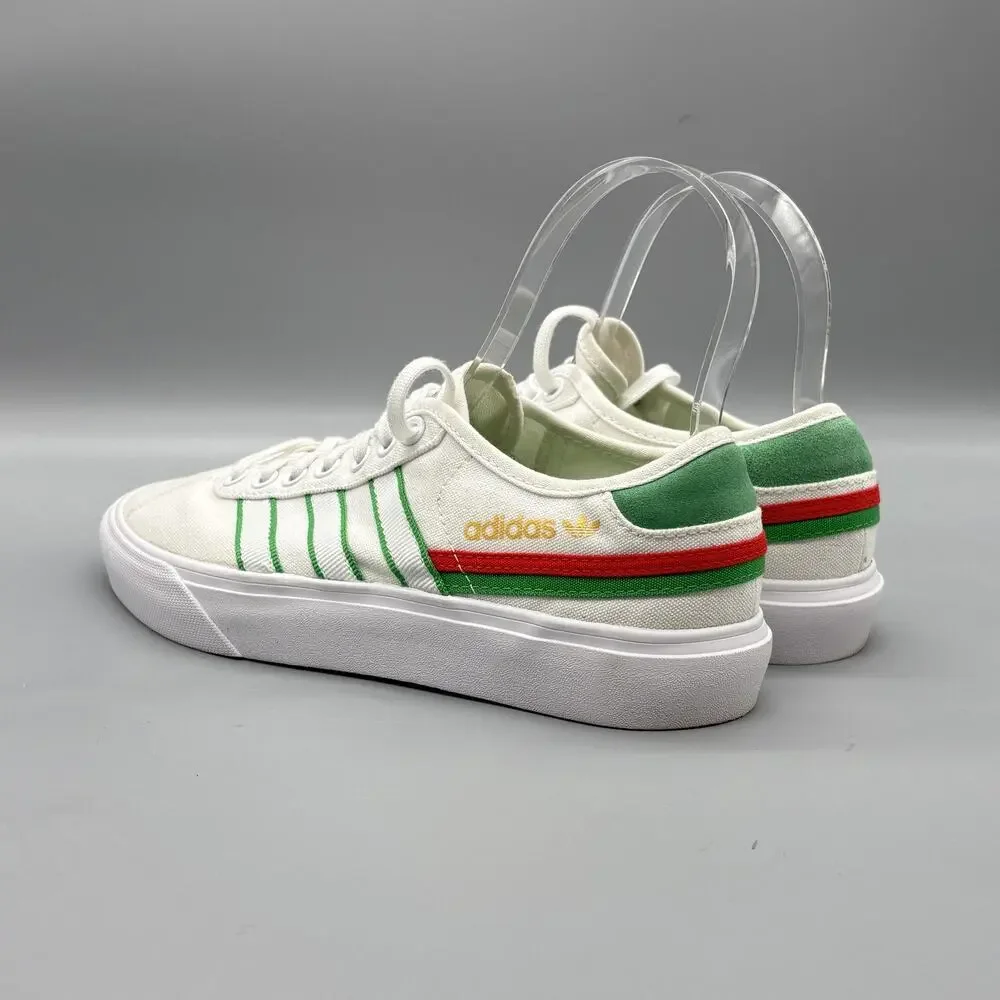 Adidas Originals Shoes Mens 7 White Canvas Seleccion Nacional Mexico Sneakers